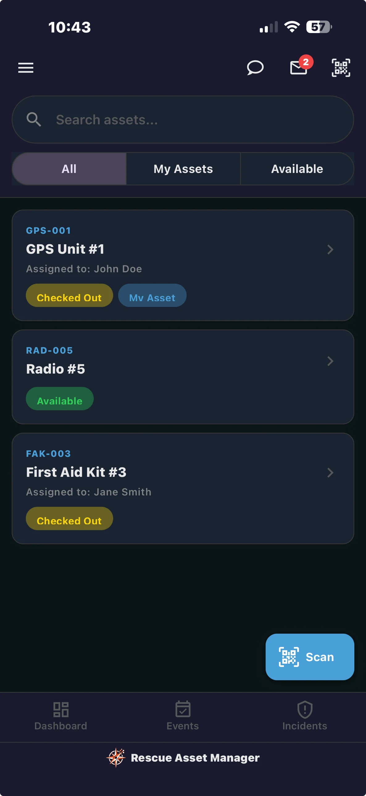 Mobile Assets